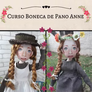 Imagem de Curso Boneca de Pano Anne criado por Casa de Noé Bonecas de Pano na hotmart