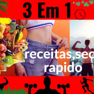 Imagem de capa para o Ebook 3 Em 1 Emagrecer,Massa Muscular,Ganhar Peso.