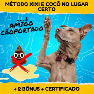 Imagem do curso MÉTODO XIXI E COCÔ NO LUGAR CERTO - AMIGO CÃOPORTADO