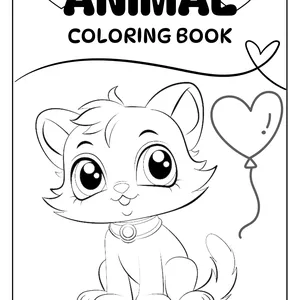 Cover image for Ebook Animal coloring book
