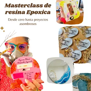 Imagen de portada para Curso online Masterclass de Resina Epoxi: Desde Cero hasta Proyectos Asombrosos