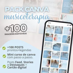 Imagem do curso Pack Canva MUSICOTERAPIA