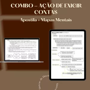 Imagem de capa para o Ebook 9. Ação de Exigir Contas | Direito Processual Civil (Apostila Completa + Mapa Mental)