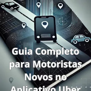 Imagem de capa para o Ebook Guia Completo para Motoristas Novos no Aplicativo Uber