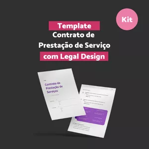 Imagem de capa para o Curso online Template Legal Design - Contrato de Prestação de Serviço