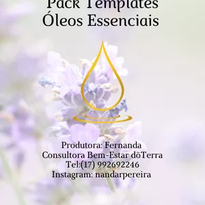 Imagem de capa para o Curso online Pack de Templates Óleos Essenciais dōTerra