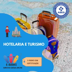 Imagem de capa para o Ebook CURSO HOTELARIA E TURISMO - E-book com CERTIFICADO