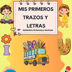 Imagen de portada para Ebook Cuadernillo de iniciación a la lectura y escritura "Mis Primeros Trazos y Letras"