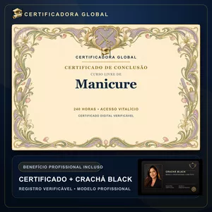 Imagem do curso 🔥 BOLSA 100% [APLICADA] - [MATRÍCULA] CURSO DE FORMAÇÃO EM MANICURE - ACESSO VITALÍCIO - CRACHÁ BLACK + REGISTRO - CASHBACK R$ 25 - BÔNUS APOSTILA EXTRA - CG