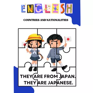 Cover image for Online course COUNTRIES AND NATIONALITIES - PACK DE ATIVIDADES