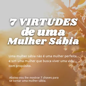 Imagem de capa para o Ebook 7 Princípios para ser uma Mulher Sábia