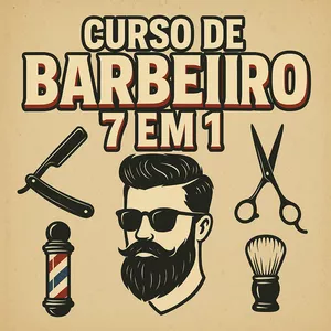 Curso curso - combo barbearia 7 em 1