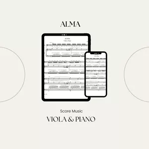 Imagem de capa para o Ebook ALMA - Piano e Viola