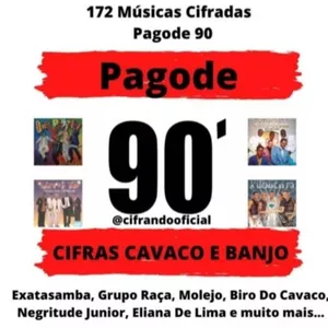 Imagem de capa para o Ebook Cifras Pagode 90
