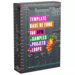 Imagem de capa para o Curso online Template | Fl Studio | Base de Funk 150BPM | Projeto | Samples | Loops
