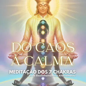 Imagem de capa para o Ebook Do Caos à Calma - Meditação dos 7 Chakras para Realinhamento e Aterramento