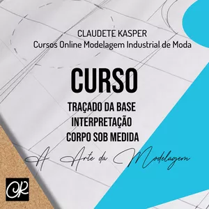 Imagem de capa para o Curso online Traçado da Base Sob Medida / Interpretação de Modelo