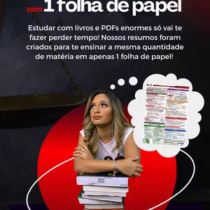 Imagem do curso Aprenda Direito Administrativo com 1 folha de papel