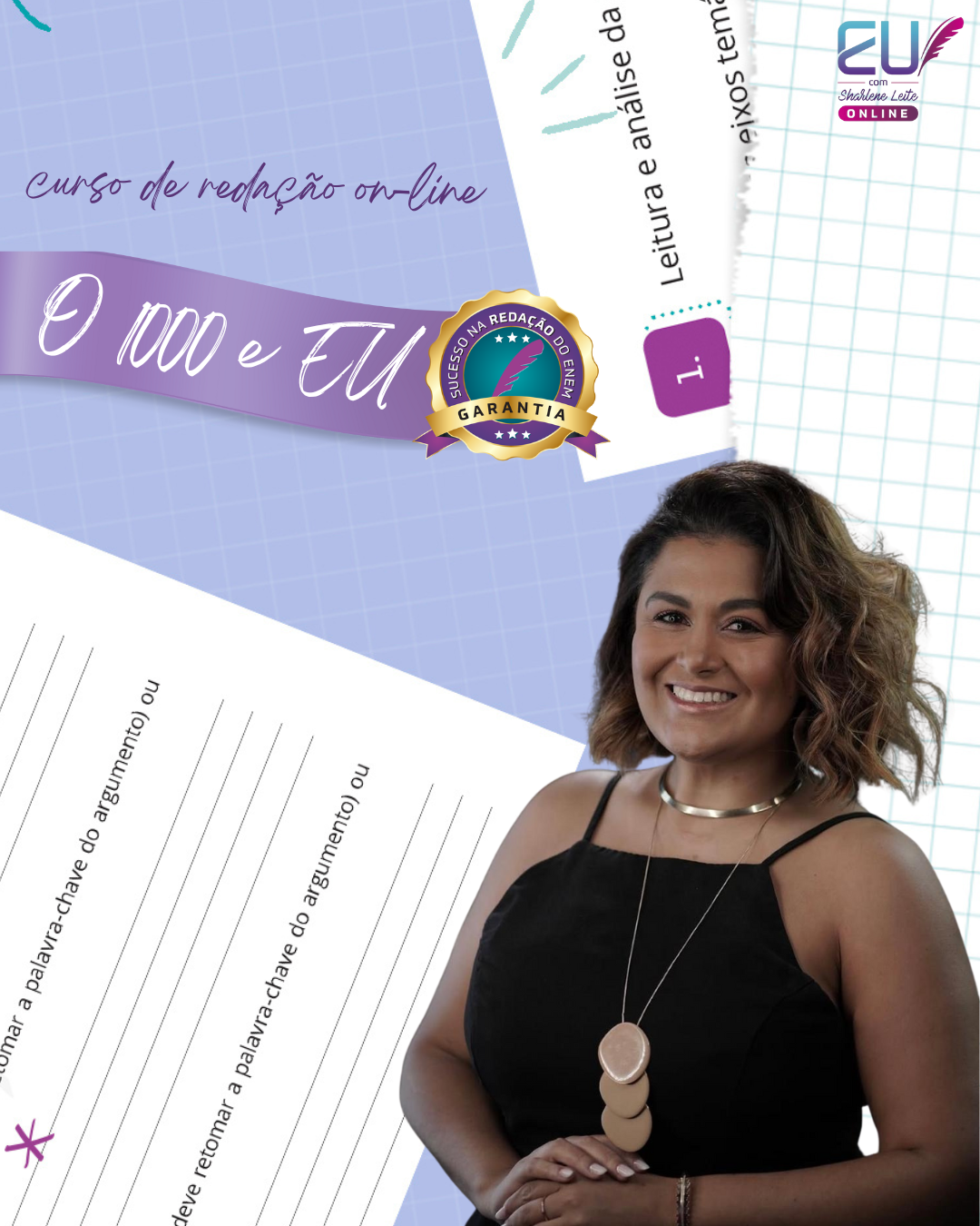 Imagem do curso O 1000 e EU Semestral - Preparação Inteligente para a Redação do Enem