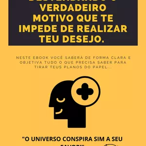Imagem de capa para o Ebook DESVENDANDO O VERDADEIRO MOTIVO QUE TE IMPEDE DE REALIZAR TEU DESEJO