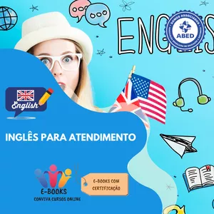 Imagem de capa para o Ebook INGLÊS PARA ATENDIMENTO