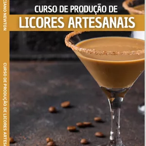 Imagem de capa para o Ebook Curso produção de licores artesanais 