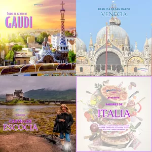 Imagen de portada para Ebook Combo 4 Ebooks: Gaudi, Sabores de Italia, Basilica de San Marco y Castillos de Escocia