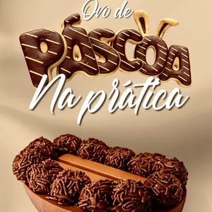 Imagem de capa para o Ebook Receita ovo de páscoa na pratica - Culinária e Gastronomia 