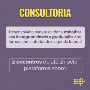 Imagem de capa para o Serviço online Assessoria de Instagram para estudantes e recém formados