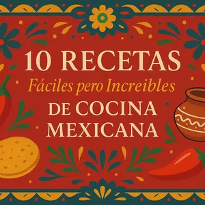 Imagen de portada para Ebook 10 Recetas fáciles pero Increíbles de cocina mexicana