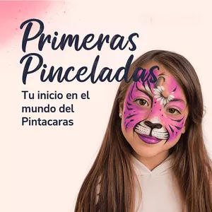Imagen de portada para Curso online Primeras Pinceladas: Tu Inicio en el mundo del Pintacaras 