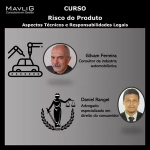 Imagem de capa para o Curso online Curso: Risco do Produto - Aspectos Técnicos e Responsabilidades Legais