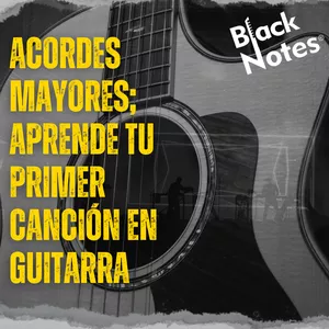 Imagen de portada para Curso online Acordes mayores; aprende tu primera canción en guitarra