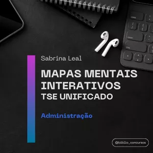 Imagem de capa para o Curso online Mapas Interativos de Administração para o Concurso TSE Unificado