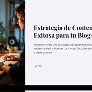 Imagen de portada para Ebook Estrategia de Contenido Exitosa para tu Blog/ Youtube