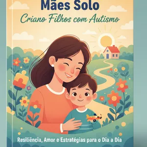 Imagem de capa para o Ebook Guia Prático para Mães Solo: Criando Filhos com Autismo