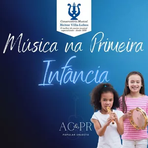 Imagem de capa para o Curso online Música na Primeira Infância - Iniciação 3 a 8 anos