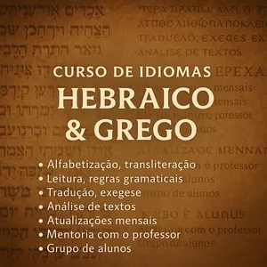 Imagem do curso CURSO DE IDIOMAS BÍBLICOS: HEBRAICO & GREGO 1.0