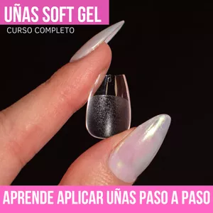 Imagen de portada para Curso online Curso de Uñas Soft Gel Fácil, Rápido y Completo Totalmente en Español 