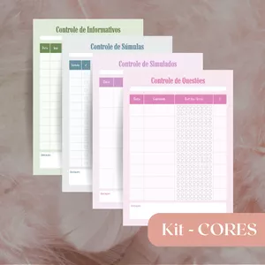 Imagem de capa para o Ebook Controles Jurídicos - Kit CORES