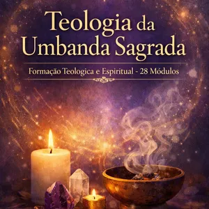 Imagem de capa para o Ebook Guia Completo da Umbanda Sagrada: 28 Módulos de Sabedoria Espiritual