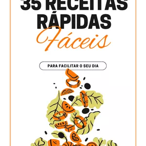 Imagem de capa para o Ebook 35 Receitas Rápidas