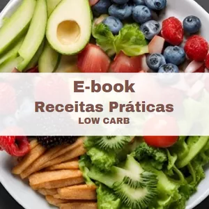 Imagem de capa para o Ebook Receitas Low Carb para secar em 30 Dias !
