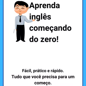 Imagem de capa para o Ebook Aula de inglês - nível básico