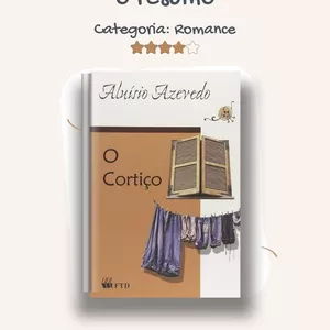 Imagem de capa para o Ebook O Cortiço - O resumo