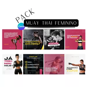 Imagem de capa para o Curso online Pack Muay Thai Feminino