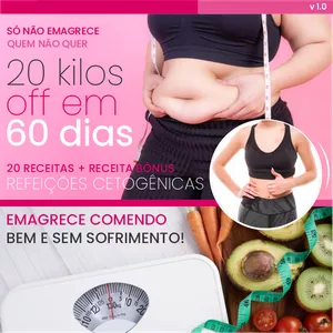 Imagem de capa para o Ebook Perca 20 kilos em até 60 dias 