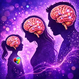 Imagem de capa para o Ebook Meninas Invisíveis - Guia para Identificar autismo e TDAH em Meninas 