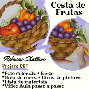 Imagem de capa para o Curso online Projeto 001- Cesta de Frutas
