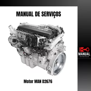 Imagem de capa para o Ebook Material Técnico Completo Motor MAN D26